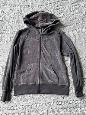 Women’s Vintage Y2K Velour Full Zip Jacket